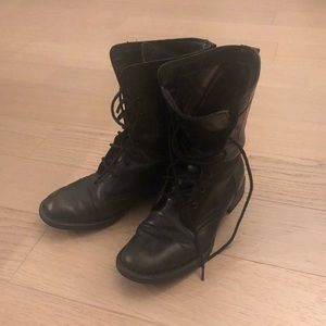 BORN Black Combat Boots